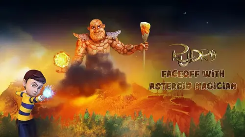 Rudra Face Off Astroid Magician Hindi Adventure Movie Thumbnail