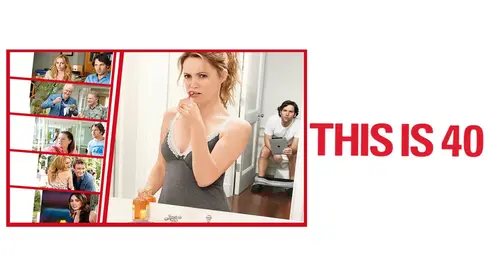 This is 40 English Comedy Movie Thumbnail