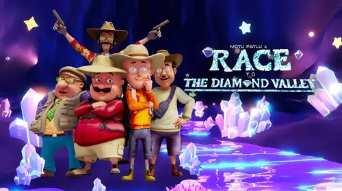 Motu Patlu And The Race To The Diamond Valley Hindi Kids Movie Thumbnail
