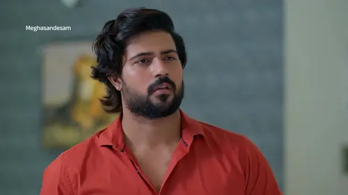 Sharada Convinces Gagan to Take Bhoomi's Help - Meghasandesam - Promo Telugu Drama Trailer Thumbnail