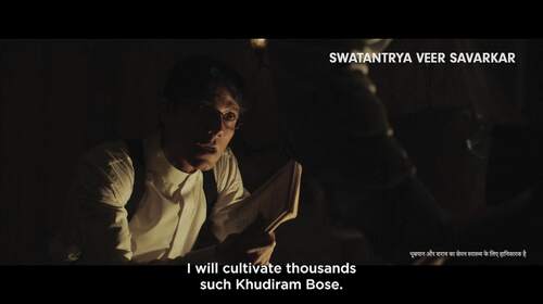 Swatantrya Veer Savarkar | Inspiration to Khudiram Bose | Promo Hindi Biography Trailer Thumbnail