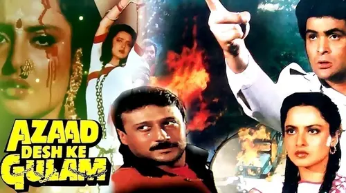 Azaad Desh Ke Gulam Hindi Action Movie Thumbnail