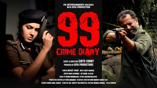 99 Crime Diary Malayalam Thriller Movie Thumbnail