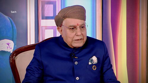 Youth Is Urged to Create with AI Wisely - Sach - Subhash Chandra Show - Promo Talk Show Trailer Thumbnail
