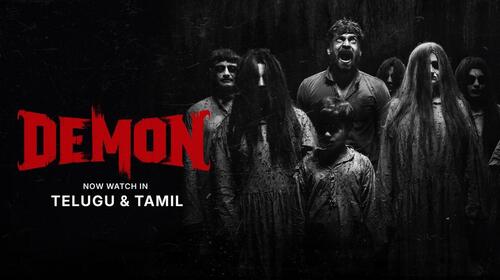 Demon Tamil Horror Thriller Movie Thumbnail