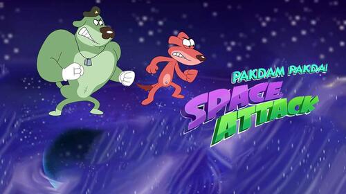 Pakdam Pakdai: Space Attack Hindi Animation Movie Thumbnail