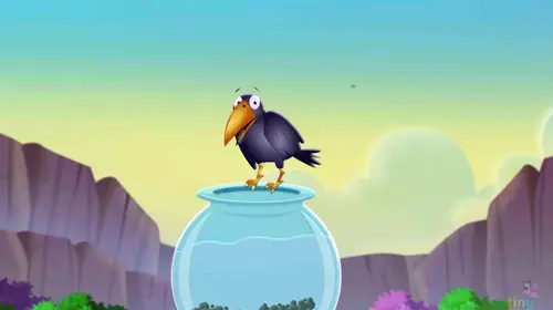Thirsty Crow Hindi Animation Shorts Thumbnail