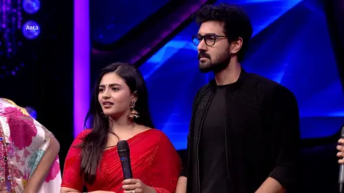Sangeeth Shobhan and Nayan Sarika Arrive as Special Guests - Aata - Promo Telugu Reality Trailer Thumbnail