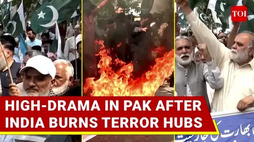 Pakistanis Go Wild After India Decimates Terror Hubs; Hysterical Drama On Streets | Watch English Political Movie Thumbnail