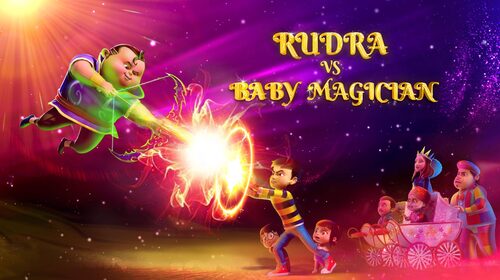 Rudra Vs Baby Magician Hindi Animation Movie Thumbnail
