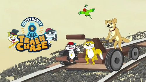 Honey Bunny In The Train Chase Hindi Animation Movie Thumbnail
