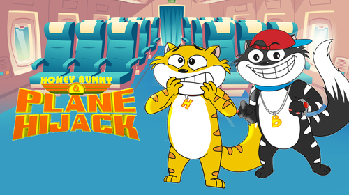 Honey Bunny in Plane Hijack Hindi Kids Movie Thumbnail