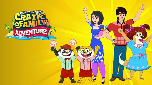 Honey Bunny In A Crazy Family Adventure Hindi Animation Movie Thumbnail