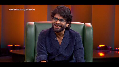Jagapathi Babu Interviews Actor Nagarjuna - Jayammu Nischayammu Raa - Promo Telugu Talk Show Trailer Thumbnail
