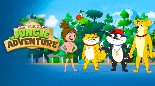 Honey Bunny in Jungle Adventure Hindi Animation Movie Thumbnail