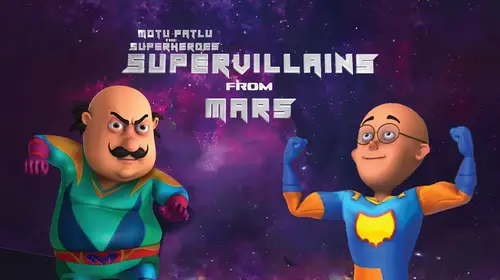Motu Patlu The Superheroes: Supervillains From Mars Hindi Kids Movie Thumbnail