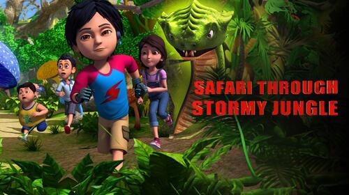 Shiva: Safari Through Stormy Jungle Hindi Animation Movie Thumbnail