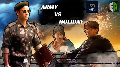 Army vs Holiday Hindi Reality Movie Thumbnail