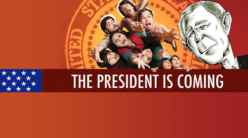 The President Is Coming English Comedy Movie Thumbnail