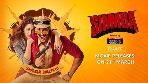 Simmba - Trailer Hindi Drama Trailer Thumbnail
