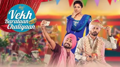 Vekh Baraatan Challiyan Punjabi Comedy Trailer Thumbnail