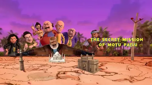 The Secret Mission of Motu Patlu Hindi Animation Movie Thumbnail