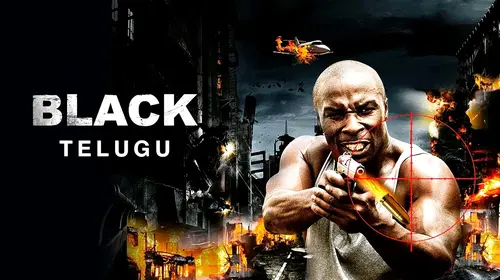 Black Telugu Thriller Movie Thumbnail
