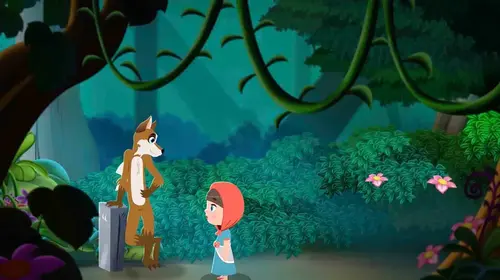 Little Red Riding Hood English Animation Shorts Thumbnail
