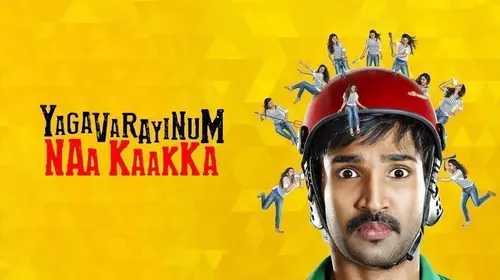 Yagavarayinum Naa Kaakka Tamil Action Movie Thumbnail
