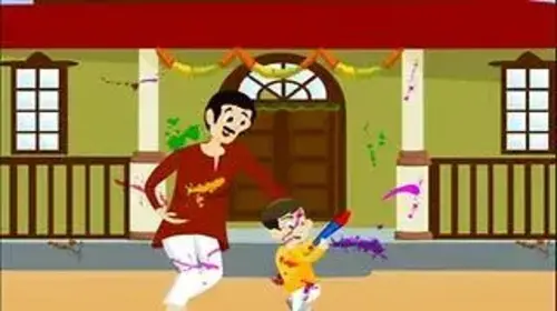 Colorful & Happy Holi Anime Trailer Thumbnail