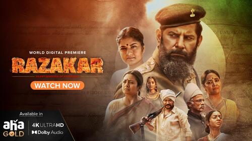 Razakar Telugu Periodic Drama Movie Thumbnail