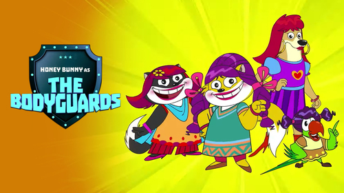 Honey Bunny as The Bodyguards Hindi Animation Movie Thumbnail