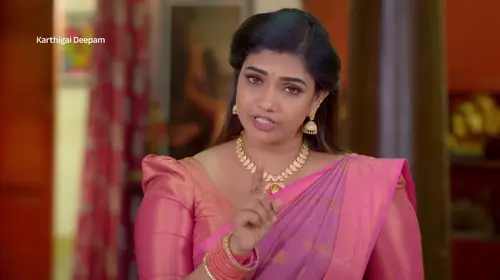 Chandrakala's Challenge to Karthikeyan - Karthigai Deepam - Promo Tamil Drama Trailer Thumbnail