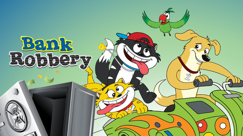 Honey and Bunny In Bank Robbery Hindi Kids Movie Thumbnail