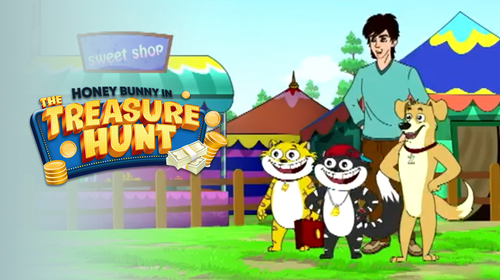 Honey Bunny In Treasure Hunt Hindi Animation Movie Thumbnail