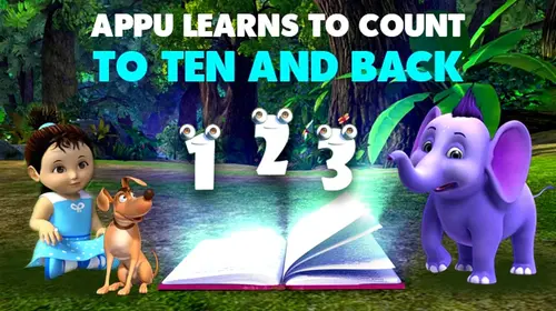 Appu Learns To Count To Ten And Back English Educational Movie Thumbnail