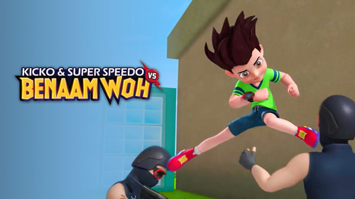 Kicko and Super Speedo VS Benaam Woh Hindi Animation Movie Thumbnail