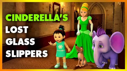 Cinderella’s Lost Glass Slippers English Educational Movie Thumbnail