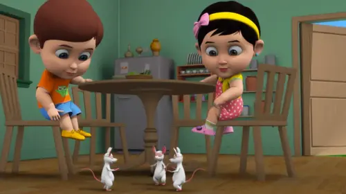 Three Blind Mice Hindi Animation Shorts Thumbnail