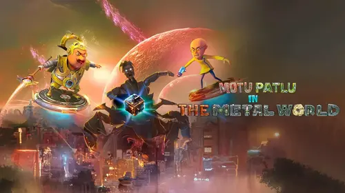 Motu Patlu In The Metal World Hindi Kids Movie Thumbnail