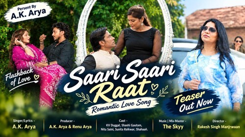 Saari Saari Raat | Teaser Out Now 2026 | Music Video | A.K. Arya Hindi Bollywood Shorts Thumbnail