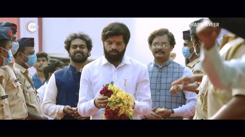 Dharmaveer:Mukkam Post Thane | Eknath Shinde's Inspiring Journey | Promo Marathi Biopic Trailer Thumbnail