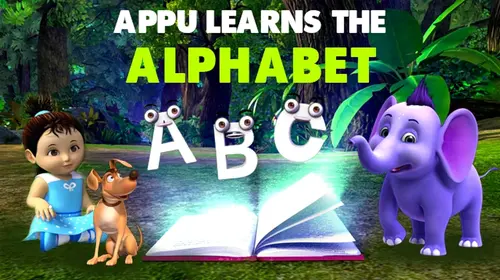 Appu Learns the Alphabet English Educational Movie Thumbnail