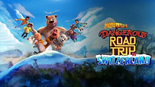 Motu Patlu: Dangerous Trip to Switzerland Hindi Animation Movie Thumbnail