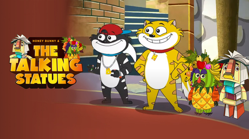 Honey Bunny and The Talking Statues Hindi Animation Movie Thumbnail